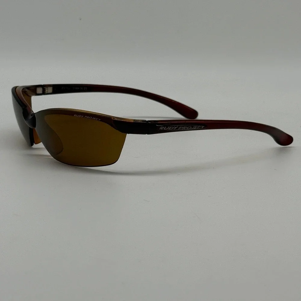 Rudy Project Jekyll Sunglasses Mens Brown SN840021 ImpactX Sport Wrap Italy